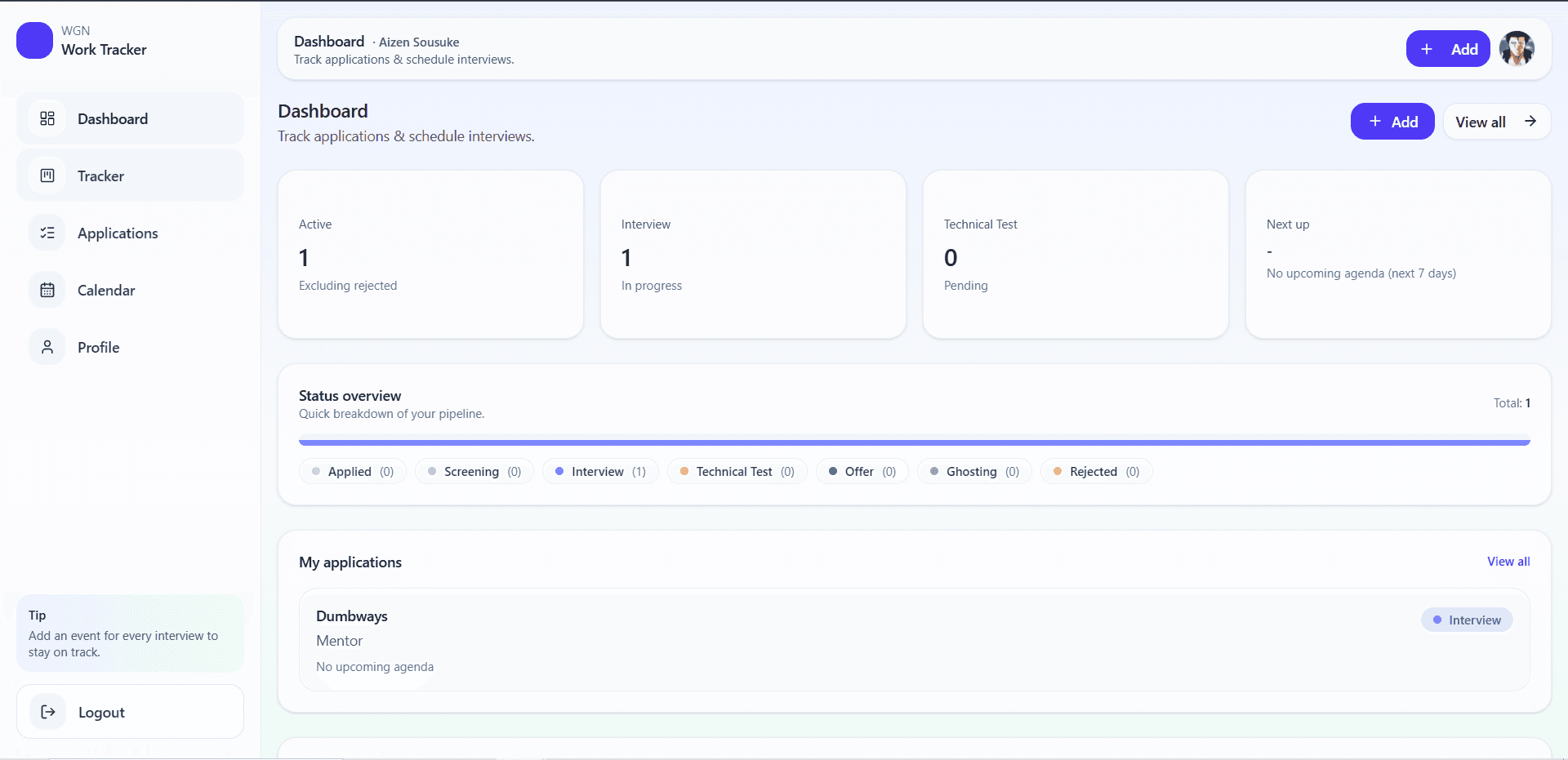 Work Gantt Navigator